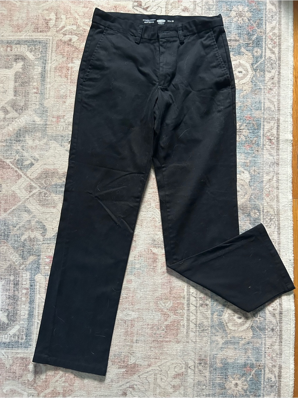 Old Navy Black Men's Chinos - Ultimate Straight 30x32
